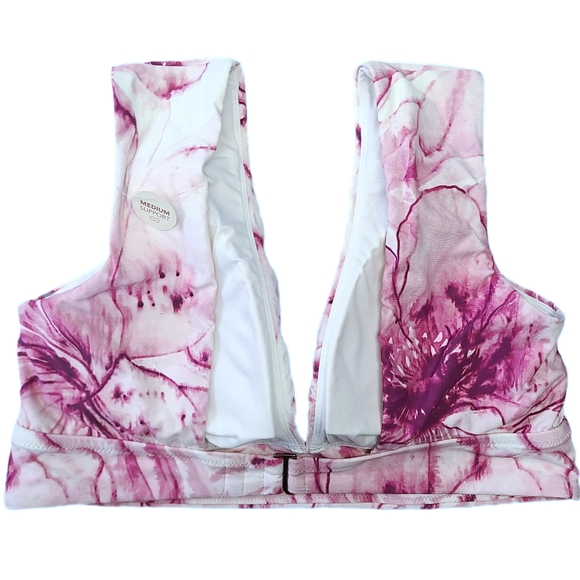 NWT🏷️ CALIA By Carrie Underwood Comfort & Modest Swim Bikini Top XL - Picture 4 of 11